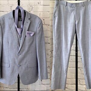 Vitali  | Modern Fit  - Men's 3 Piece Suit & Accessories
